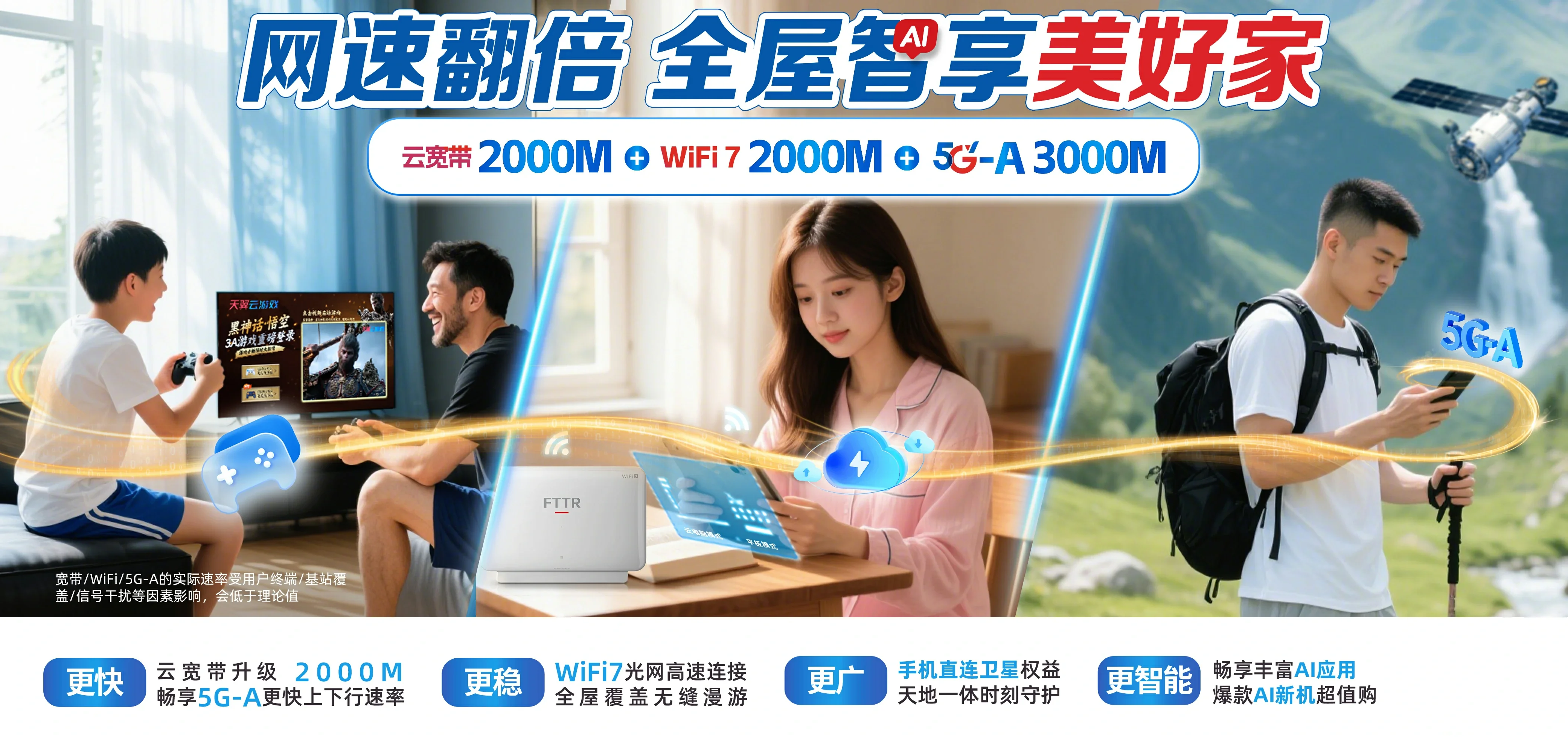 中国电信 湘乡市电信宽带 宽带套餐